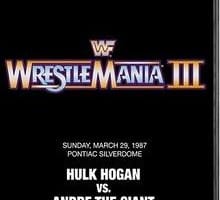 Wwe Wrestlemania 3 Championship Edition Dvd Cover
