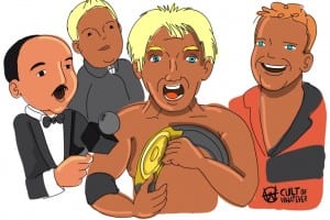 WWE Royal Rumble 1992 Ric Flair Cartoon Illustration
