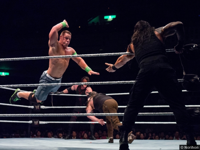 110714 Wwe John Cena Tag Roman Reigns Kane Bray Wyatt