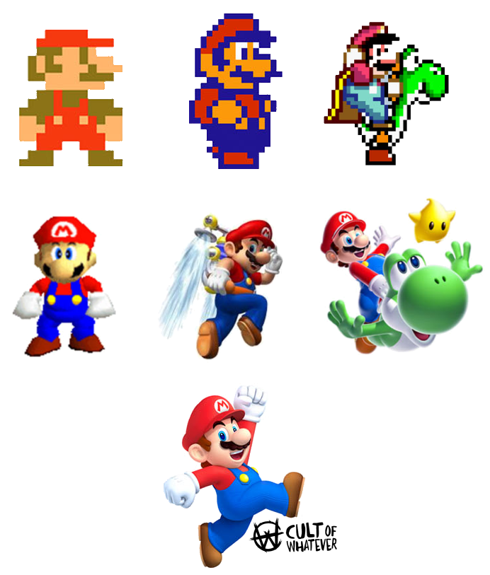 Super Mario Character History 2