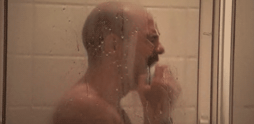 Gif Crying Shower
