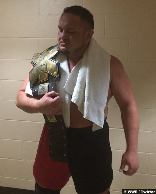 Samoa Joe Nxt Title Belt
