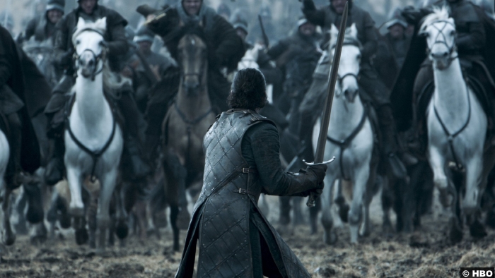 Game Of Thrones S6 Ep9 Kit Harington Jon Snow Battle Bastards