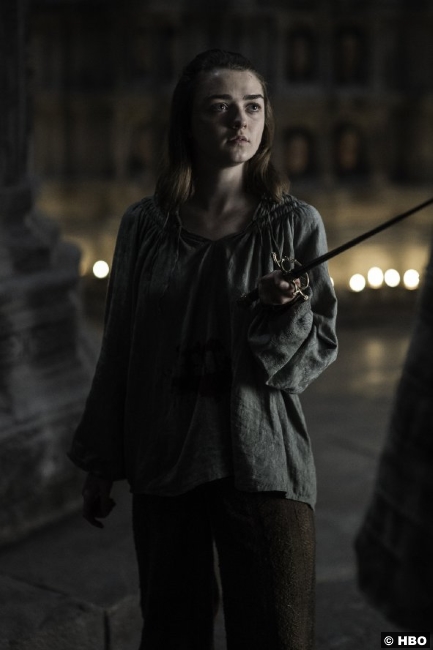 Game Thrones S6 E8 Maisie Williams Arya Stark