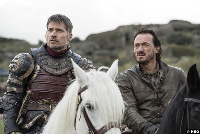 Game Of Thrones S7e4 Nikolaj Coster Waldau Jerome Flynn Jaime Lannister Bronn