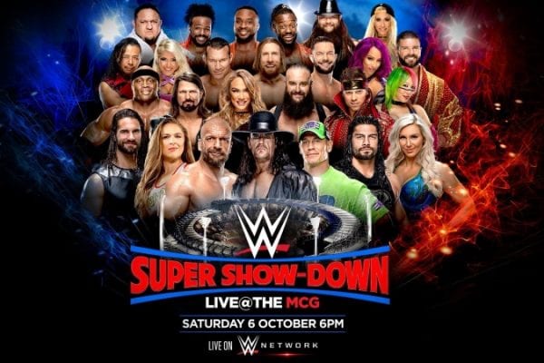 Wwe Super Showdown 2018 Poster
