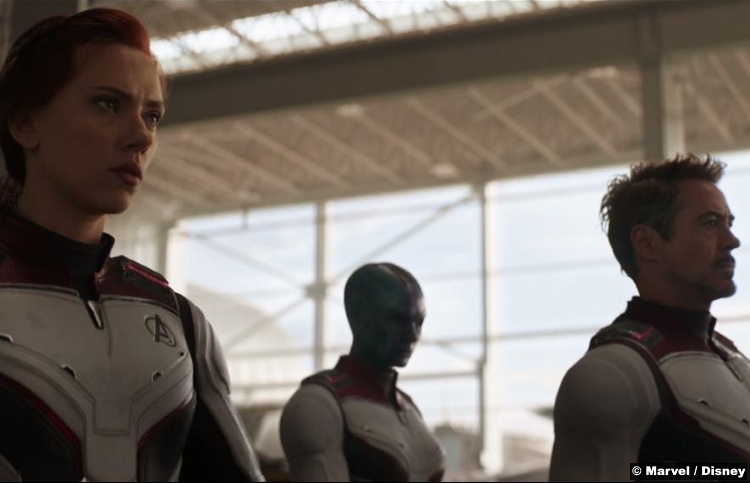 Avengers Endgame Black Widow Scarlett Johansson Ironman Robert Downey Jr Karen Gillan Nebula