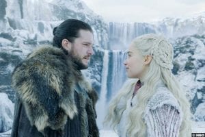Game Of Thrones S08e01 Emilia Clarke Daenerys Targaryen Jon Snow Kit Harrington