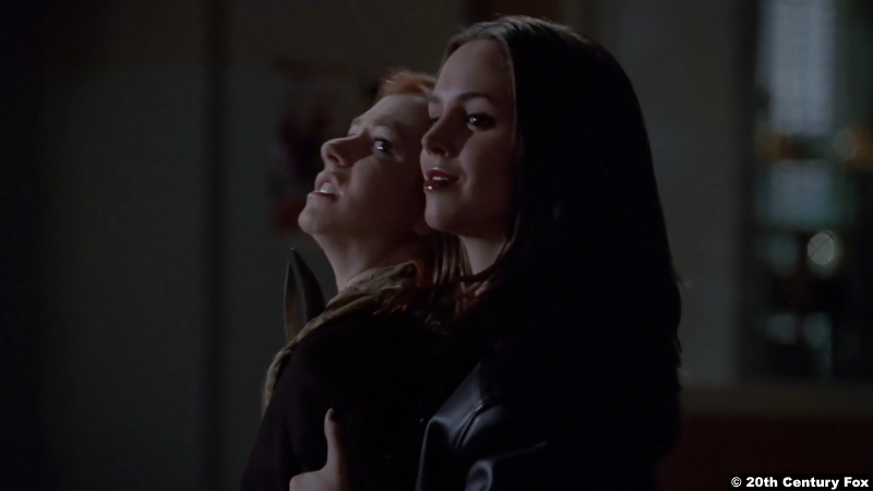 Buffy The Vampire Slayer S03e19: Alyson Hannigan and Eliza Dushku as Willow and Faith