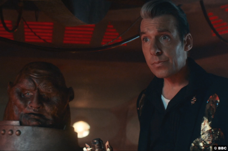 Doctor Who S13e06: Jonathan Watson and Craig Parkinson as Sontaran Commander Stenck and Grand Serpent