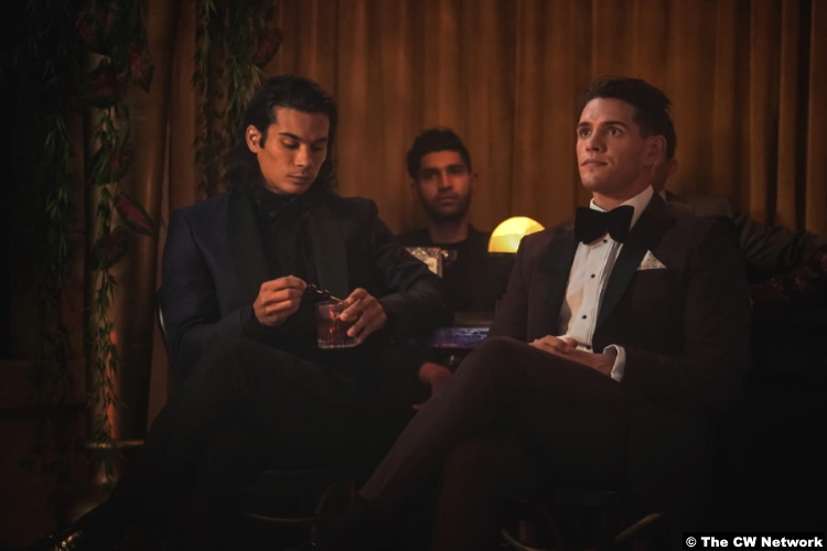 Riverdale S06e03: Drew Ray Tanner and Casey Cott as Fangs Fogarty and Kevin Keller