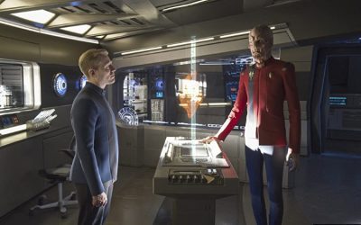 Star Trek Discovery S04e05: Anthony Rapp and Doug Jones as Paul Stamets and Saru