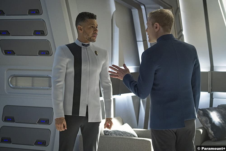 Star Trek Discovery S04e05: Wilson Cruz and Anthony Rapp as Paul Stamets and Hugh Culbert