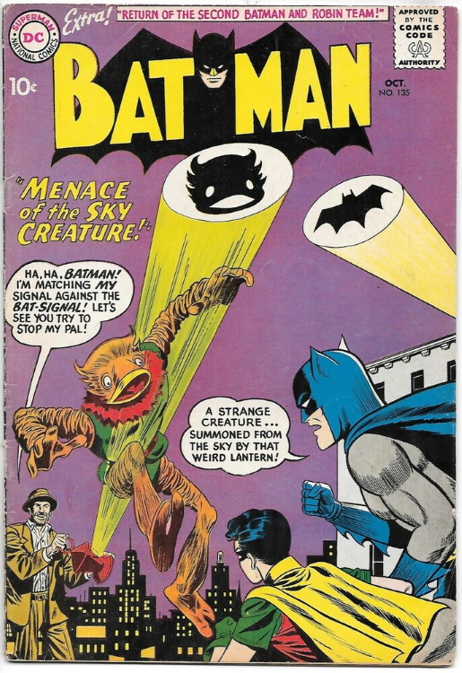 Batman Comic Cover No 135