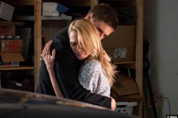 Condor S02e09: Max Irons and Kristen Hager as Joe Turner and Mae Barber