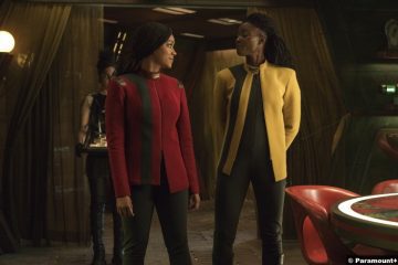 Star Trek Discovery S04e08: Oyin Oladejo and Sonequa Martin-Green as Lt. Joann Owosekun and Michael Burnham