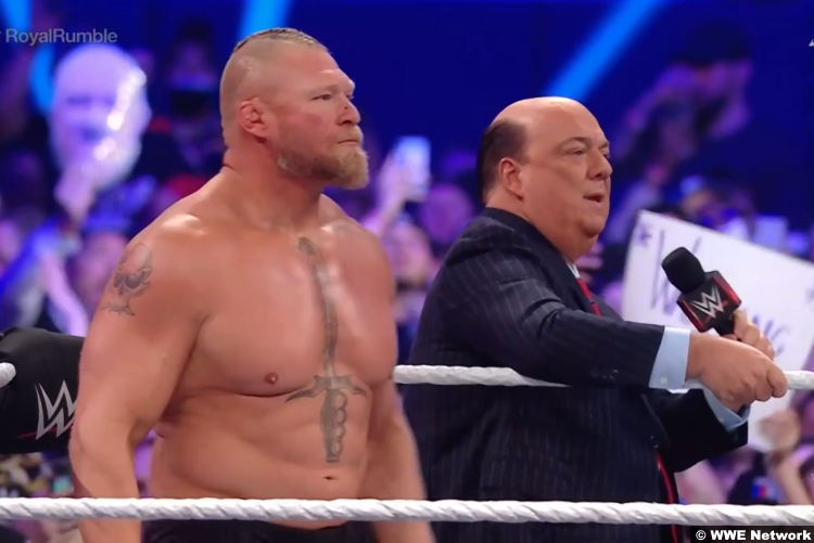 WWE Royal Rumble 2022: Brock Lesnar and Paul Heyman