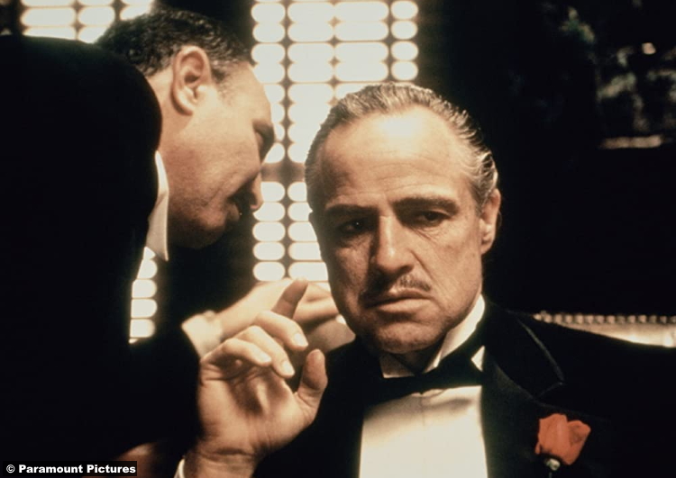 The Godfather: Salvatore Corsitto and Marlon Brando