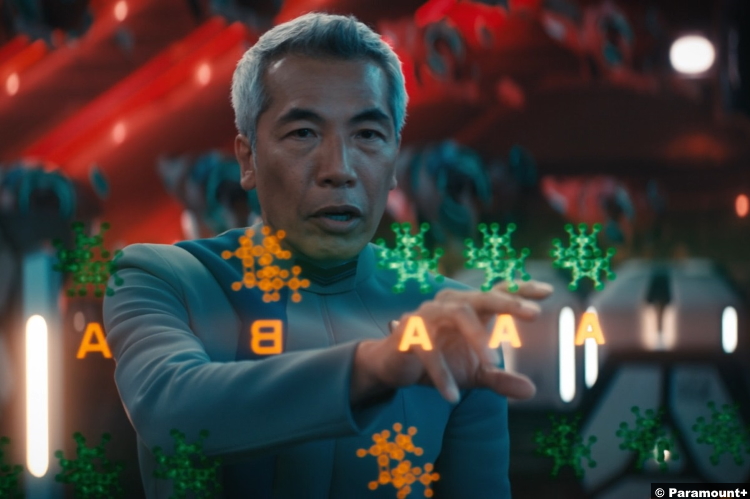 Star Trek Discovery S04e12: Hiro Kanagawa as Astrolinguist Dr. Hirai - First Principles