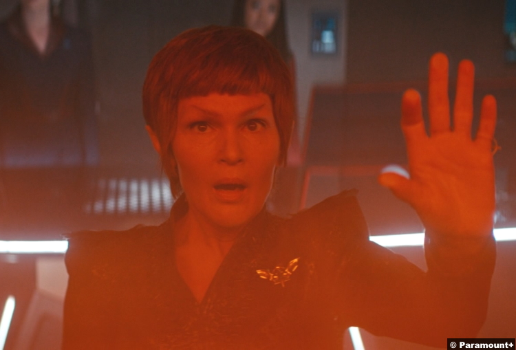Star Trek Discovery S04e13: Tara Rosling as President T'Rina