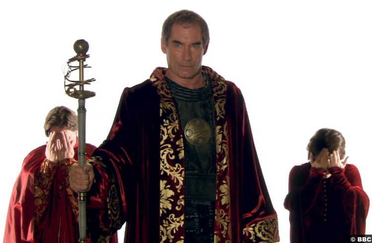 Doctor Who S04e18: Timothy Dalton as Lord President Rassilon