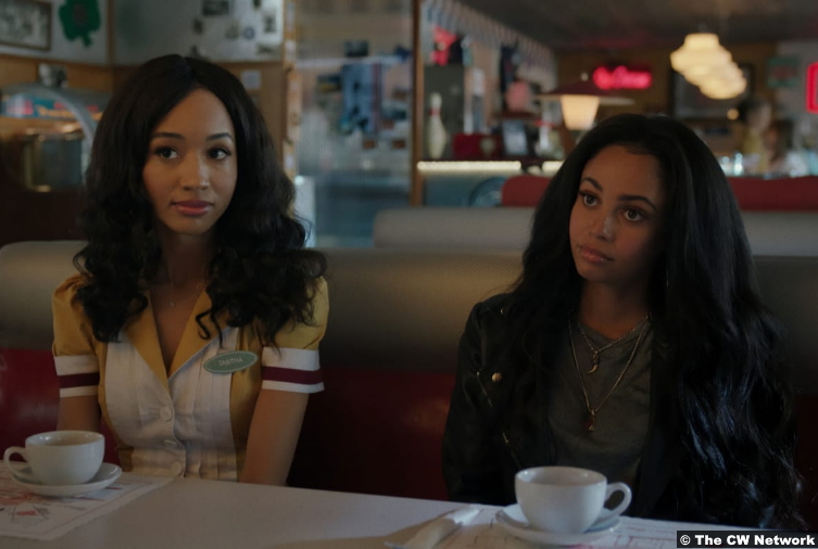 Riverdale S06e08: Erinn Westbrook and Vanessa Morgan as Tammy Tate and Toni Topaz