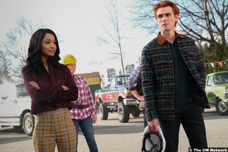 Riverdale S06e15: Erinn Westbrook and K.J. Apa as Tabitha Tate and Archie Andrews