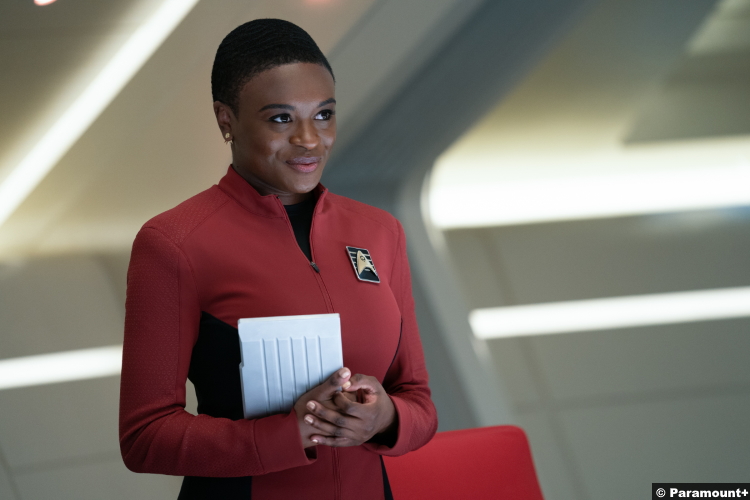 Star Trek Strange New Worlds S01e02: Celia Rose Gooding as Uhura