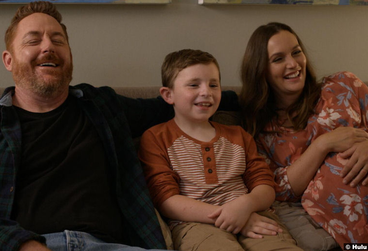 The Orville S03E06: Scott Grimes, Jackson Lee Hilland and Leighton meester as Gordon Malloy, Edward and Laura