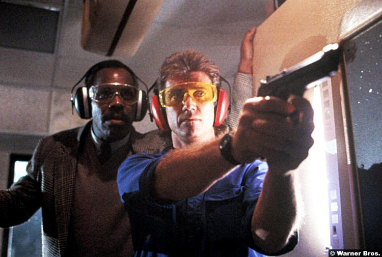 Lethal Weapon: Danny Glover and Mel Gibson as Roger Murtaugh and Martin Riggs
