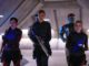 The Orville S03e09: Jessica Szohr, Adrianne Palicki and Anne Winters as Talla Keyali, Kelly Grayson and Charly Burke